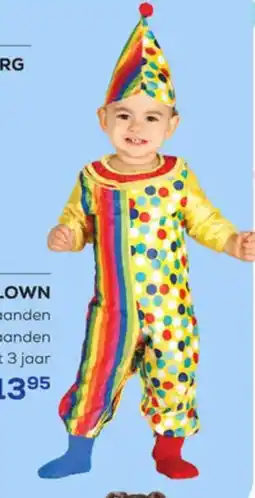 Supra Bazar Verkleedpak clown aanbieding