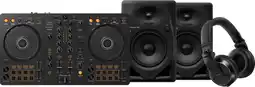 Coolblue Pioneer DJ DDJ-FLX4 + Pioneer DJ HDJ-X7 Zwart + Pioneer DJ DM-50D-BT Zwart aanbieding