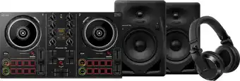 Coolblue Pioneer DJ DDJ-200 + Pioneer DJ HDJ-X7 Zwart + Pioneer DJ DM-50D-BT aanbieding