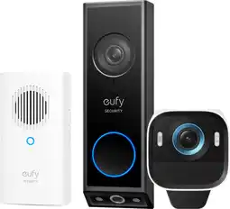 Coolblue EufyCam S3 Pro Duo Pack + Eufy Video Doorbell E340 + Chime aanbieding