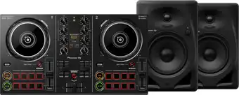 Coolblue Pioneer DJ DDJ-200 + Pioneer DJ DM-50D-BT Noir aanbieding