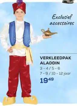 Supra Bazar Verkleedpak aladdin aanbieding