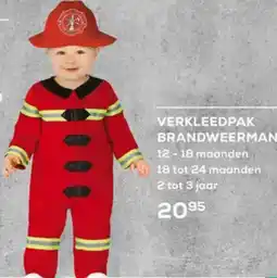 Supra Bazar Verkleedpak brandweerman aanbieding