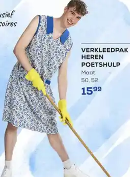 Supra Bazar Verkleedpak heren poetshulp aanbieding