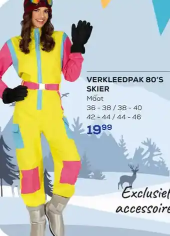 Supra Bazar Verkleedpak 80's skier aanbieding