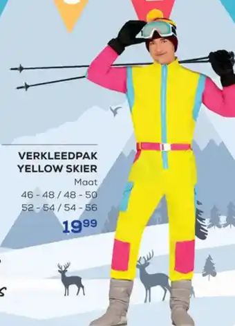 Supra Bazar Verkleedpak yellow skier aanbieding