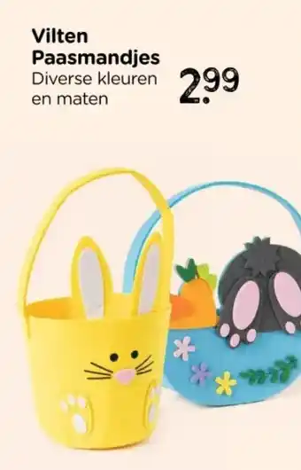 Xenos Vilten Paasmandjes aanbieding