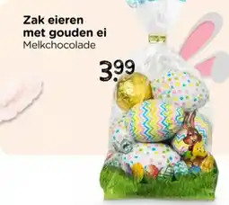 Xenos Zak eieren met gouden ei Melkchocolade aanbieding