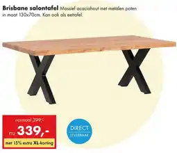 Woonsquare Brisbane salontafel aanbieding