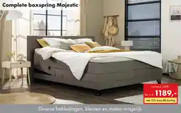 Woonsquare Complete boxspring Majestic aanbieding