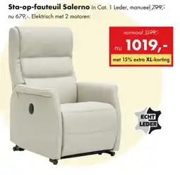 Woonsquare Staop fauteuil Salerno aanbieding