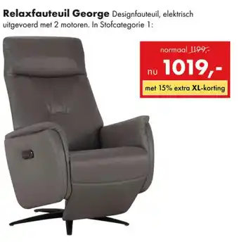 Woonsquare Relaxfauteuil George aanbieding