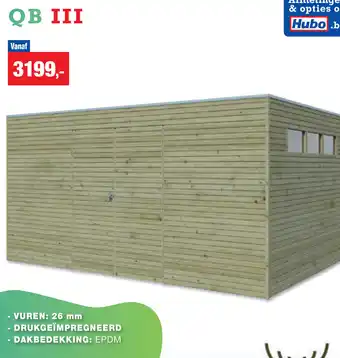 Hubo Woodlands QB III aanbieding