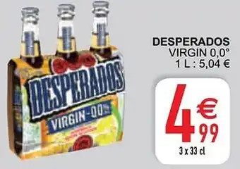 Cora Desperados virgin 0,0° 1liter aanbieding