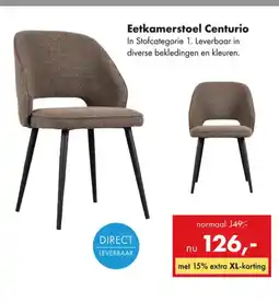 Woonsquare Eetkamerstoel Centurio aanbieding