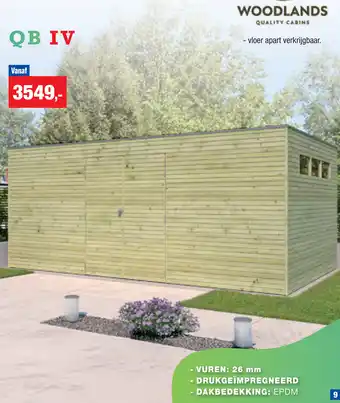 Hubo Woodlands QB IV aanbieding