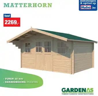 Hubo Gardenas matterhorn aanbieding