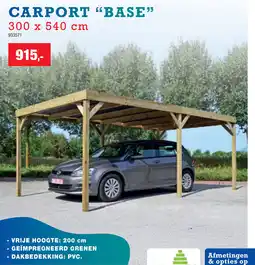 Hubo Catri carport "base" aanbieding