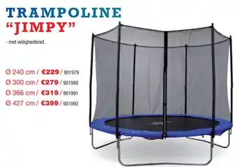 Hubo Trampoline Jimpy aanbieding