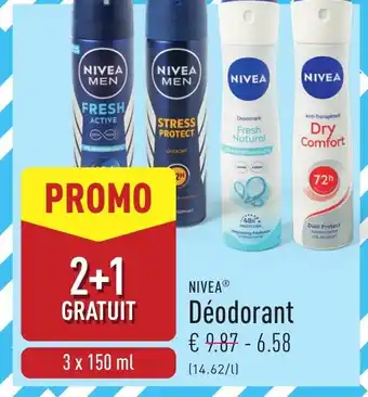 ALDI Nivea deodorant aanbieding