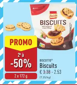 ALDI Biscotto biscuits aanbieding