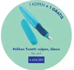 Lyreco Pelikan twist vulpen blauw aanbieding