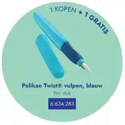 Lyreco Pelikan twist vulpen blauw aanbieding