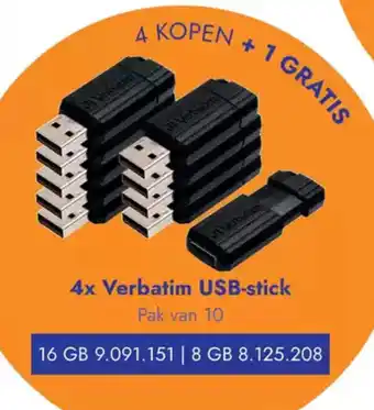 Lyreco Verbatim usb stick aanbieding