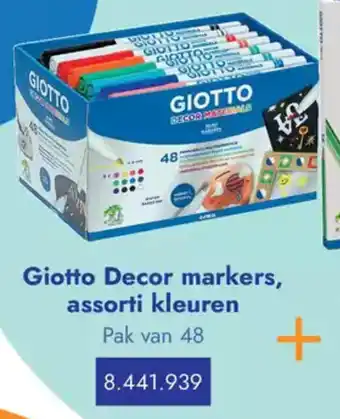 Lyreco Giotto decor markers assorti kleuren aanbieding