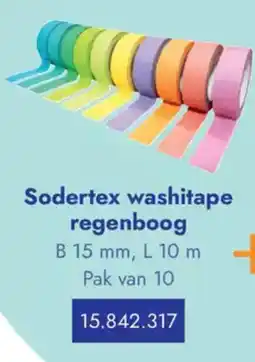 Lyreco Sodertex washitape regenboog aanbieding