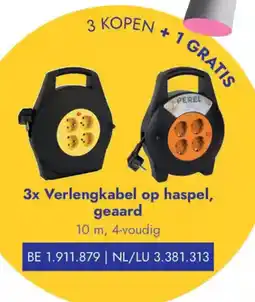 Lyreco Verlengkabel op haspel geaard aanbieding