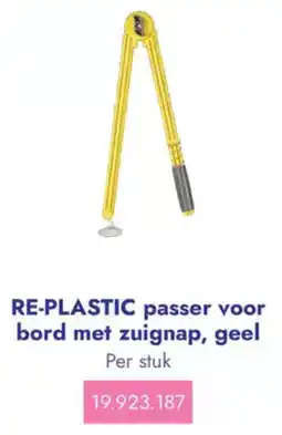 Lyreco Re plastic passer voor bord me t zuignap geel aanbieding