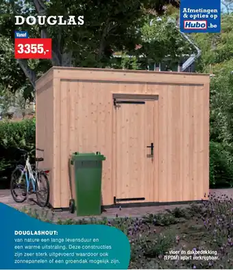 Hubo DOUGLAS aanbieding