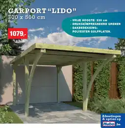 Hubo CARPORT “LIDO” aanbieding