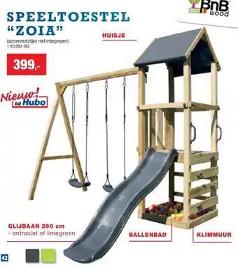 Hubo SPEELTOESTEL “ZOIA” aanbieding