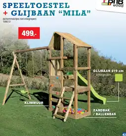 Hubo SPEELTOESTEL + GLIJBAAN “MILA” aanbieding