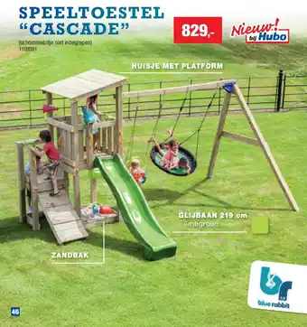 Hubo SPEELTOESTEL “CASCADE” aanbieding