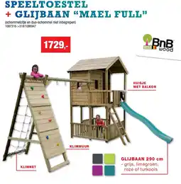 Hubo SPEELTOESTEL + GLIJBAAN MAEL FULL aanbieding