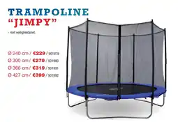 Hubo TRAMPOLINE “JIMPY” aanbieding