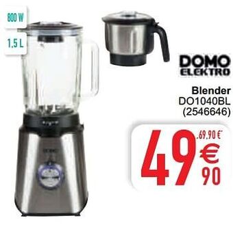 Cora Domo elektro blender do1040bl aanbieding