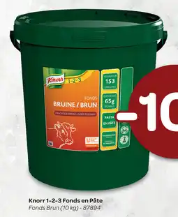 Sligro-M Knorr 1-2-3 Fonds en Pâte aanbieding