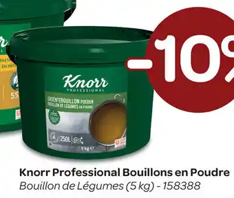 Sligro-M Knorr Professional Bouillons en Poudre aanbieding