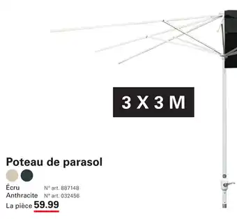 Sligro-M Poteau de Parasol aanbieding