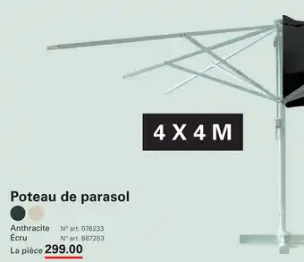 Sligro-M Poteau de parasol aanbieding