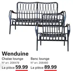 Sligro-M Wenduine Chaise Lounge aanbieding