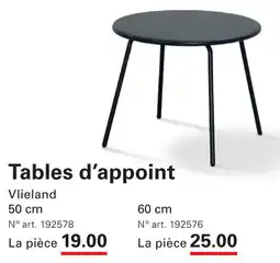 Sligro-M Tables D'Appoint Vlieland aanbieding