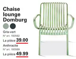 Sligro-M Chaise Lounge Domburg aanbieding