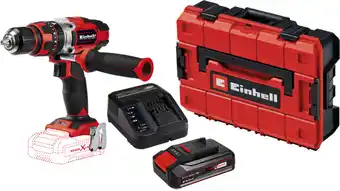 Coolblue Einhell TE-CD 18/48 Li-i Solo 2,5 Ah Accu E-Case S-F Starterspakket aanbieding