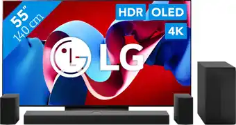 Coolblue LG OLED55C46LA (2024) + Barre de Son aanbieding