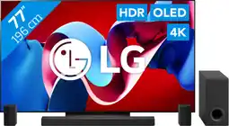 Coolblue LG OLED77C46LA (2024) + Barre de Son aanbieding